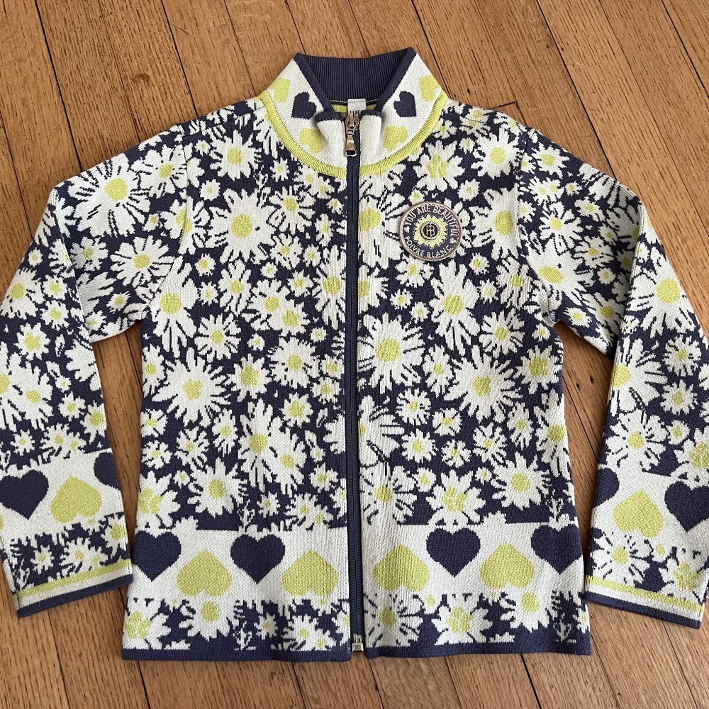 Cardigan Poivre blank for girls